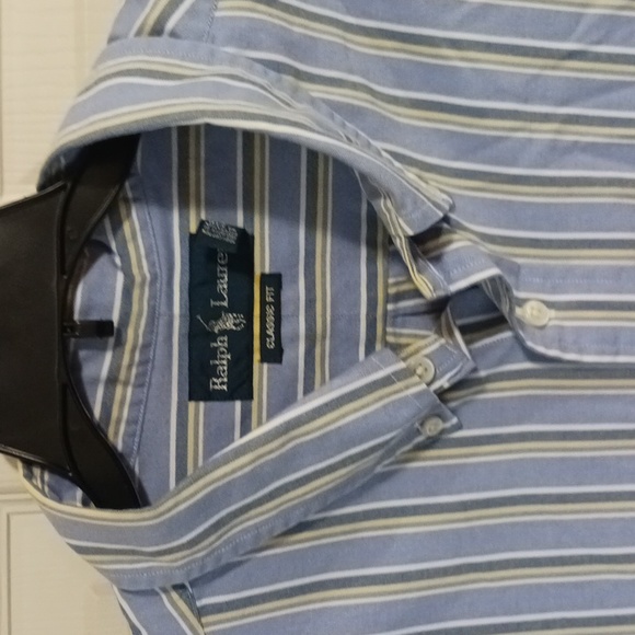 Ralph Lauren POLO classic fit Oxford short sleeve button down - 2XLT - blue - Picture 7 of 9